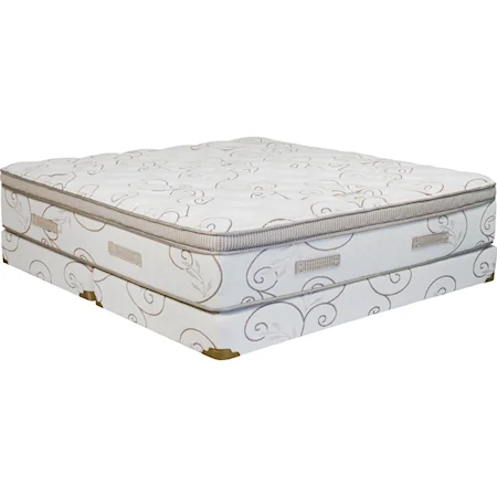 Queen Firm Pillow Top Mattress and True Flex 38 Foundation